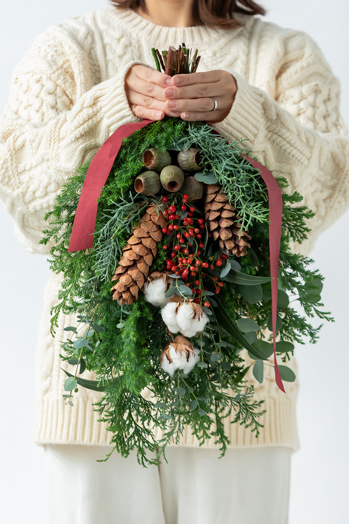 クリスマス限定商品 フレッシュスワッグ # size:100の写真1枚目