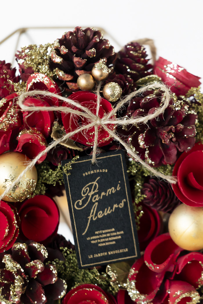 クリスマスリース レッドゴージャス S #2191の写真3枚目