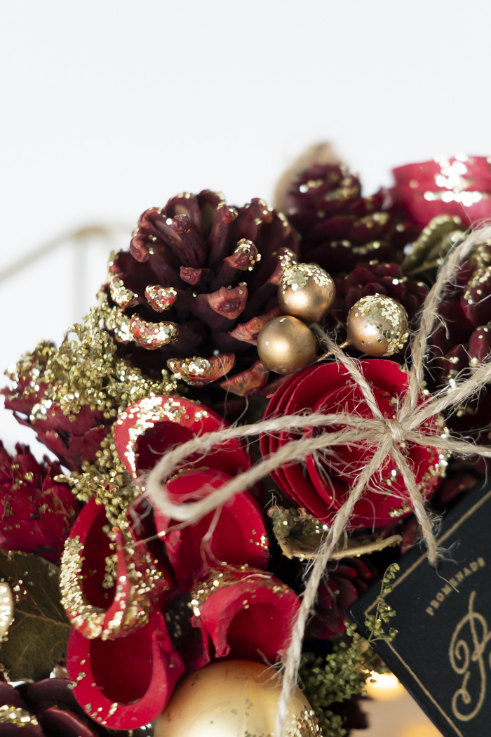 クリスマスリース レッドゴージャス S #2191の写真4枚目