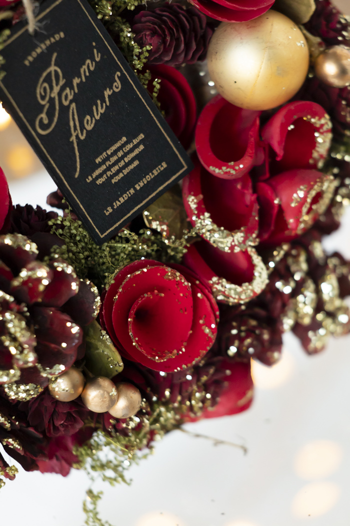 クリスマスリース レッドゴージャス S #2191の写真5枚目