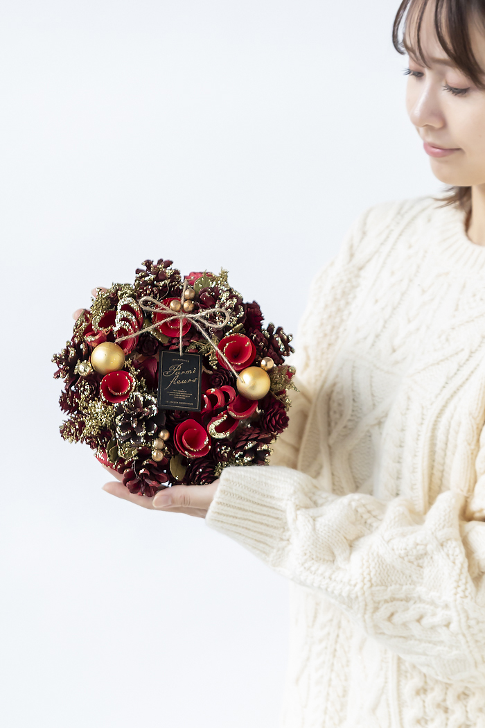 クリスマスリース レッドゴージャス S #2191の写真9枚目