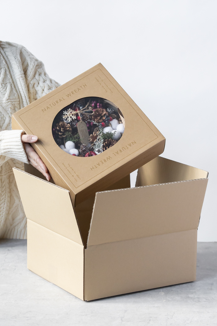 クリスマスリース アップルスノー M #2192の写真9枚目