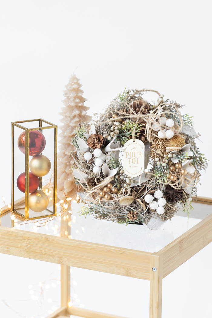 クリスマスリース ナチュラルリーフ M #2193の写真12枚目