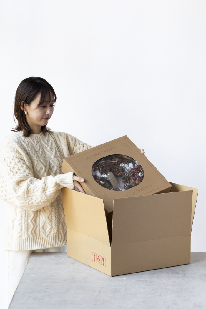 クリスマスリース アップルスノー L #2195の写真14枚目