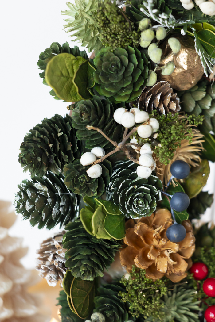 クリスマスリース コニファーフォレスト L #2198の写真6枚目