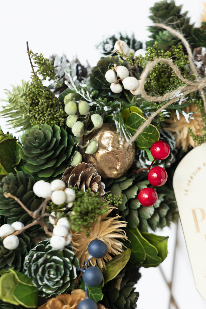 クリスマスリース コニファーフォレスト L #2198の写真7枚目