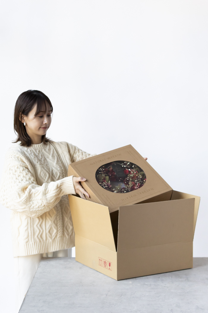 クリスマスリース レッドゴージャス L #2200の写真11枚目