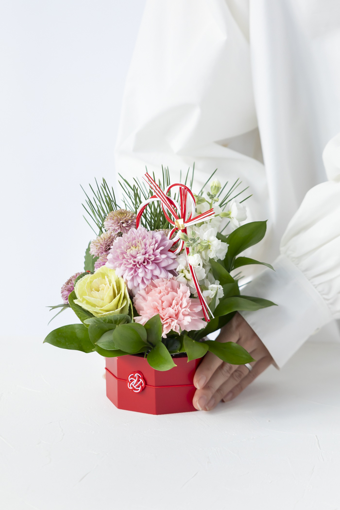 お正月限定 アレンジメント PNK #2204  size:60の写真9枚目