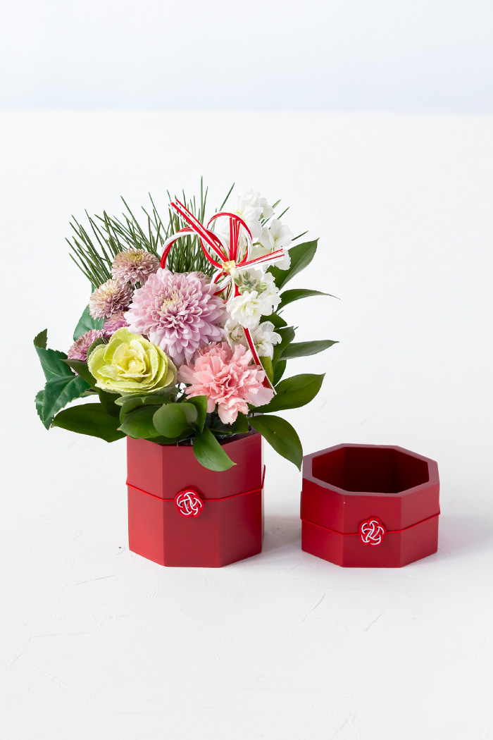 お正月限定 アレンジメント PNK #2204  size:60の写真11枚目