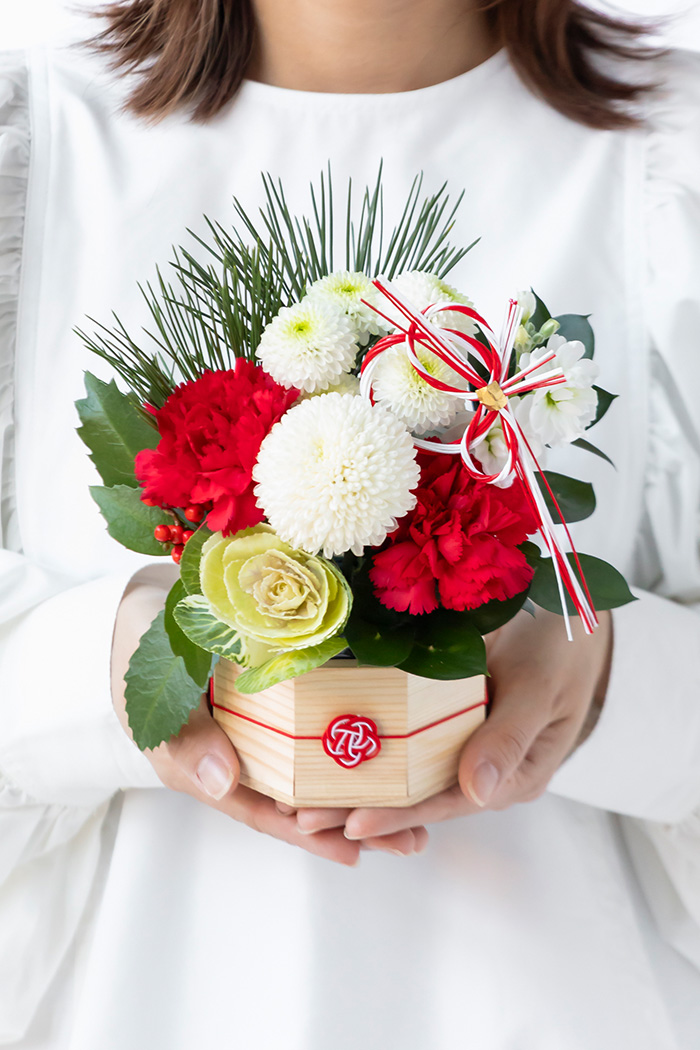 お正月限定 アレンジメント RED #2205 size:60