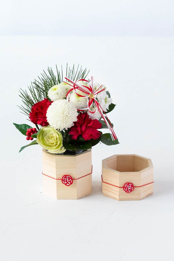 お正月限定 アレンジメント RED #2205 size:60の写真10枚目