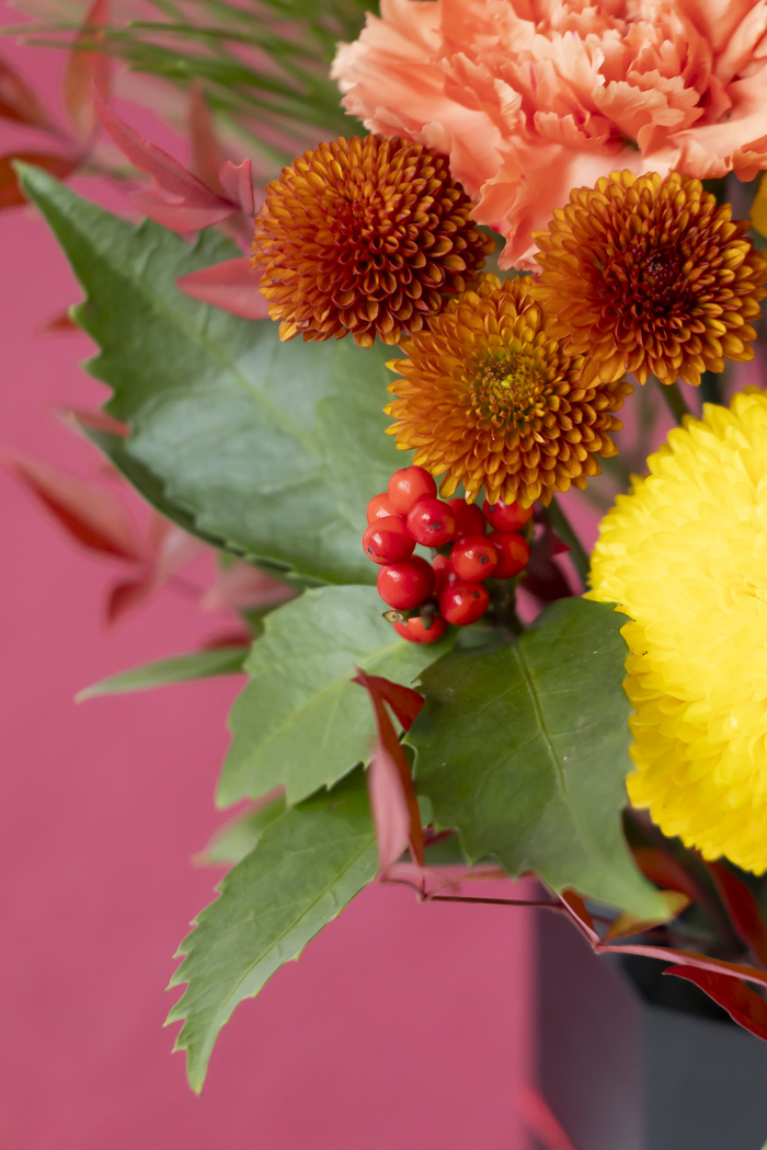 お正月限定 アレンジメント YEL×ORN  #2206 size:80の写真6枚目