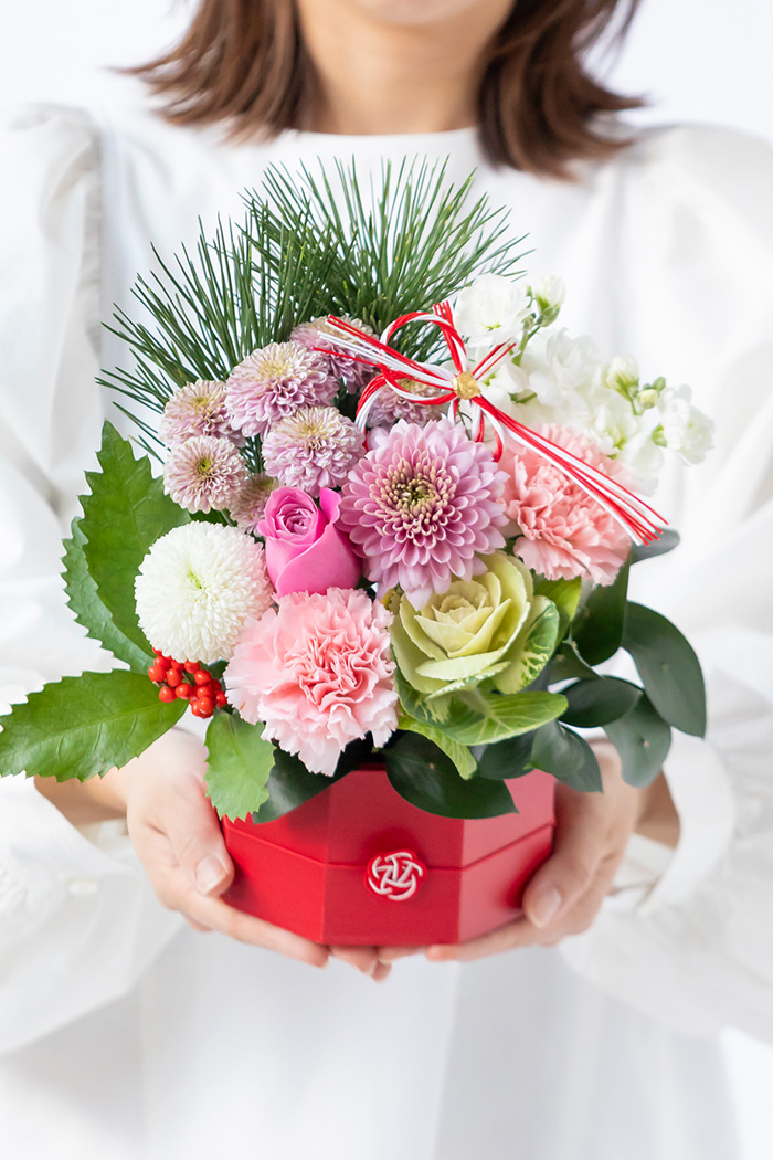 お正月限定 アレンジメント PNK #2207 size:80