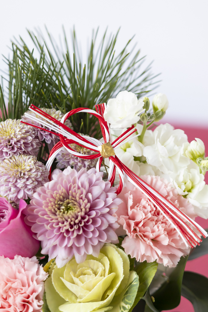お正月限定 アレンジメント PNK #2207 size:80の写真7枚目