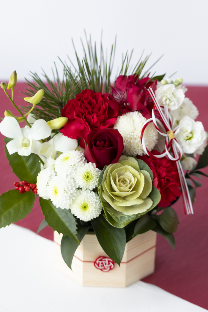 お正月限定 アレンジメント RED #2208 size:80