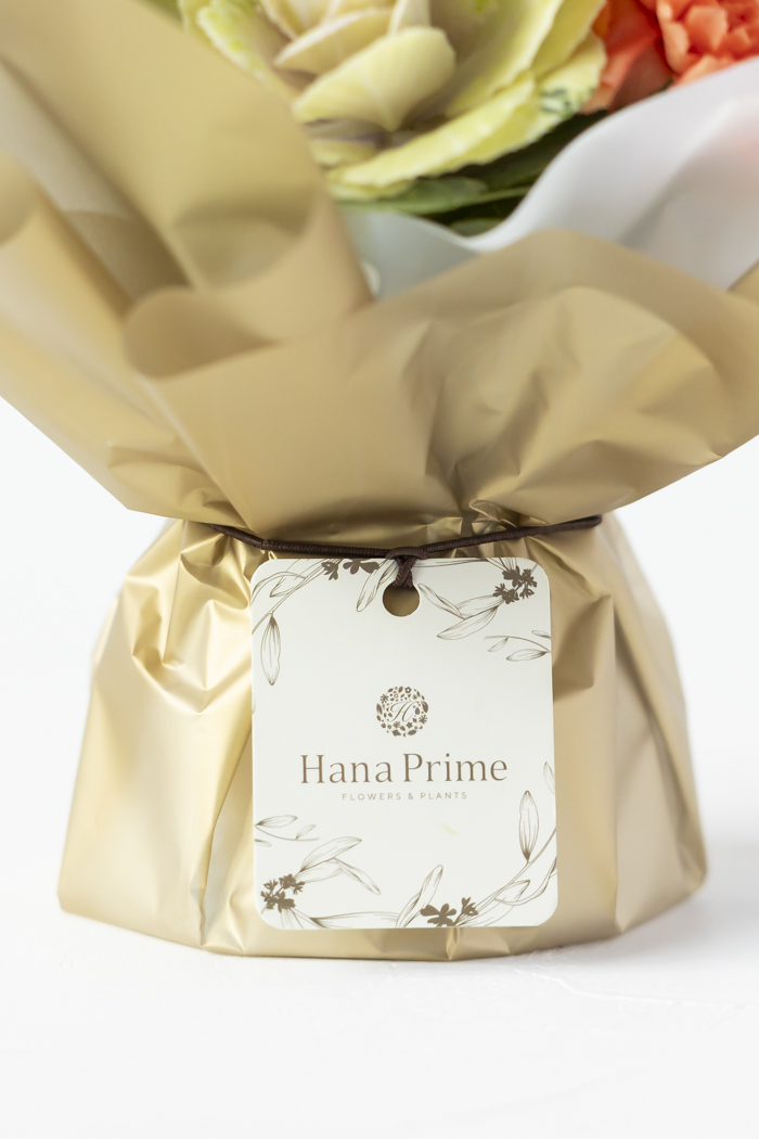 お正月限定 そのまま飾れるブーケ YEL×ORN #2212 size:60の写真6枚目