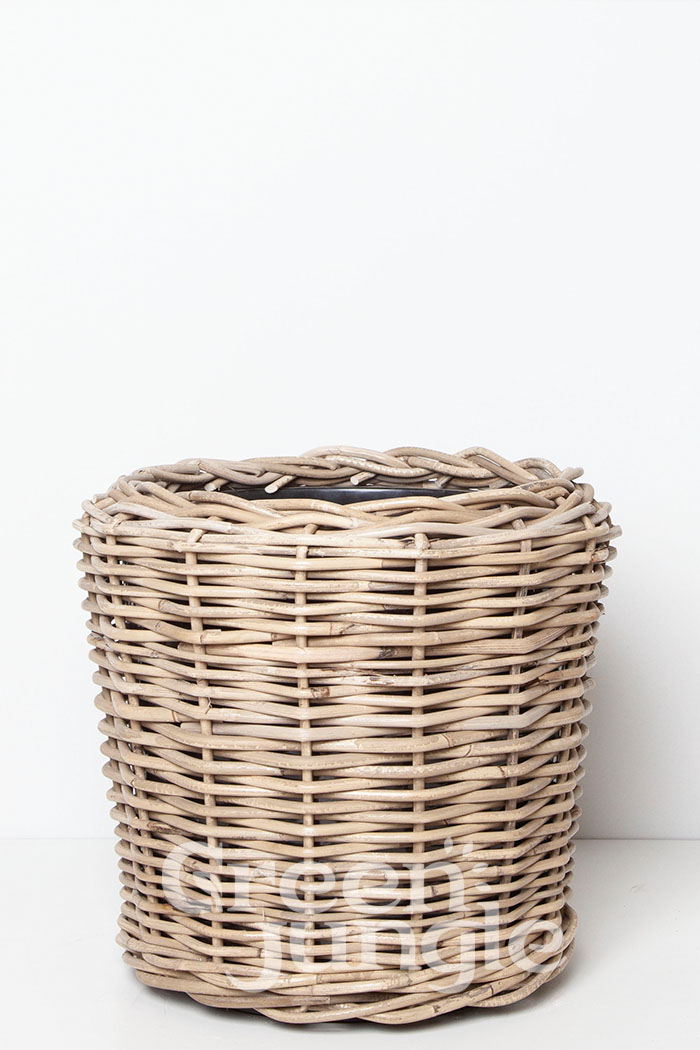 鉢カバー モンデリック ラタン 8号鉢用 公式 Hanaprime 花と植物のギフト通販