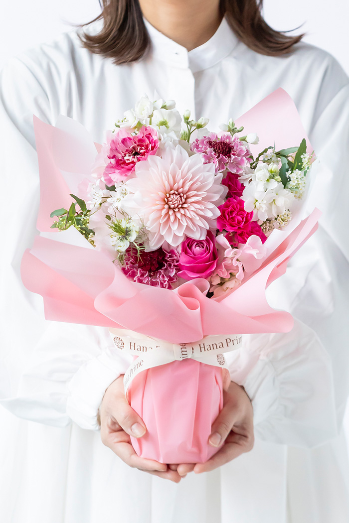 季節の花束  そのまま飾れるブーケ #2242 size:100