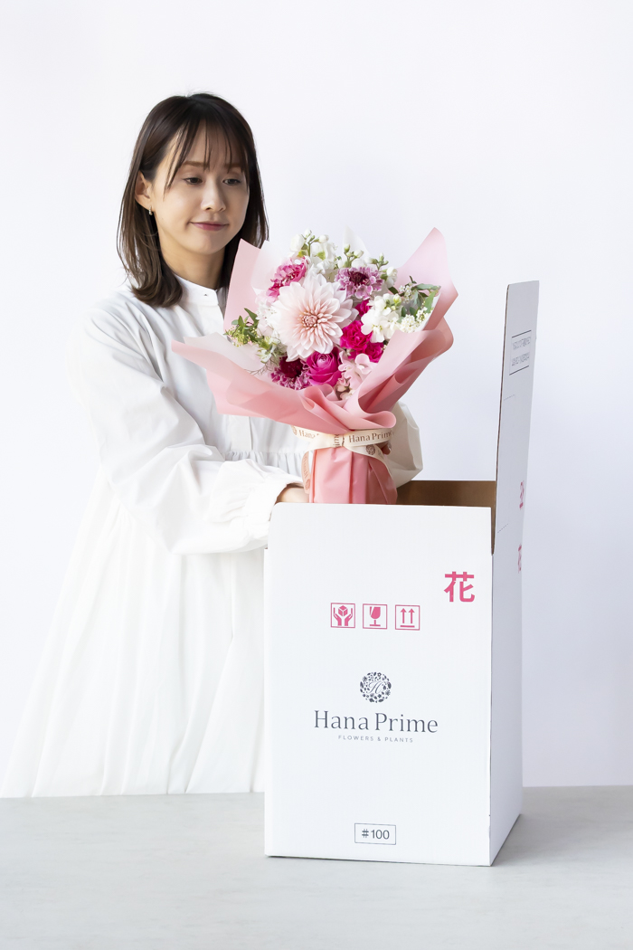 季節の花束 そのまま飾れるブーケ #2242 size:100｜HanaPrime（ハナ