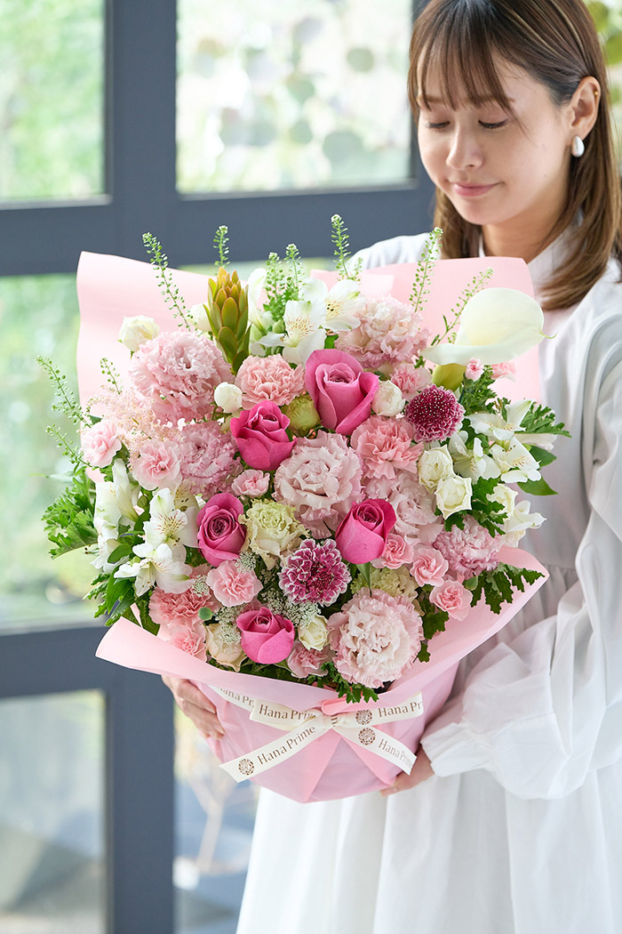 フラワーアレンジメント ラッピング #2257 size:120の写真3枚目