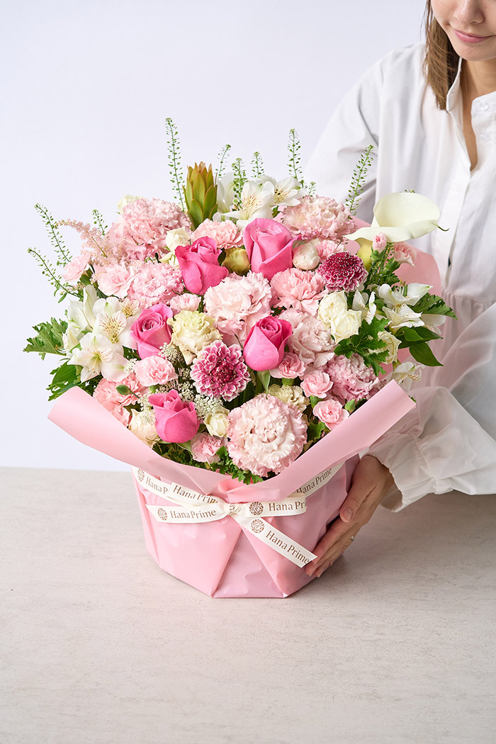 フラワーアレンジメント ラッピング #2257 size:120の写真10枚目