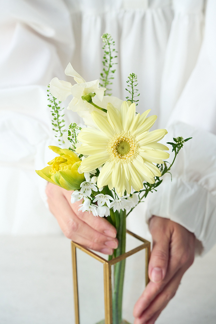 季節の花束 ミニブーケ #2264 size:80 Yellowの写真2枚目