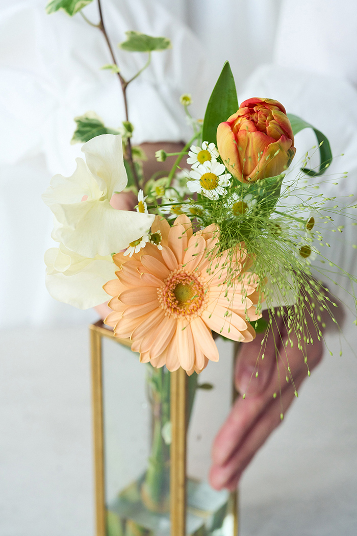 季節の花束 ミニブーケ #2266 size:80 Orangeの写真2枚目