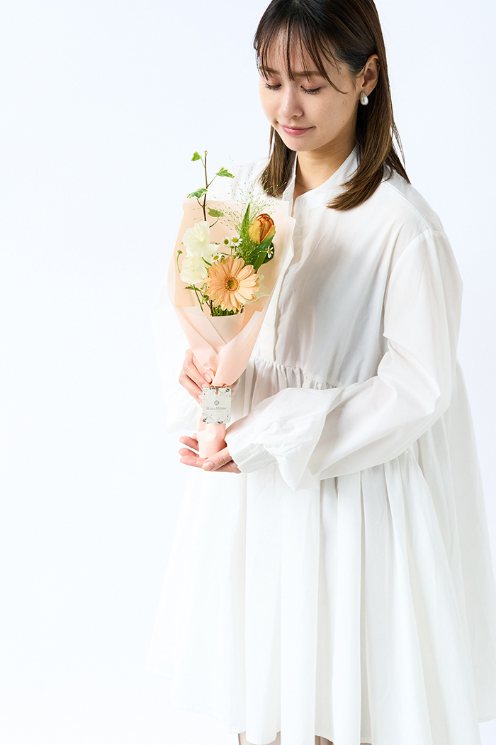 季節の花束 ミニブーケ #2266 size:80 Orangeの写真3枚目