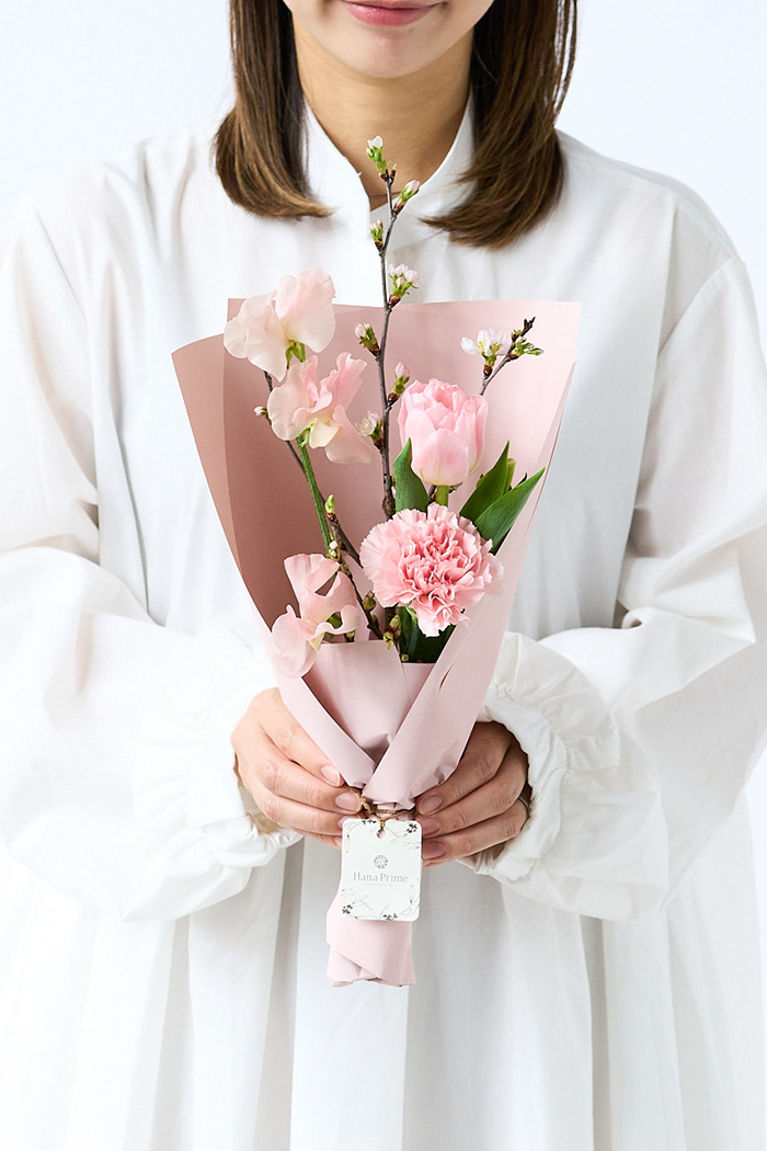 季節の花束 ミニブーケ #2267 size:80 Pink