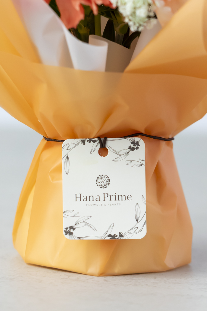 母の日 Special そのまま飾れる花束 #2277 size:S くすみORANGEの写真8枚目