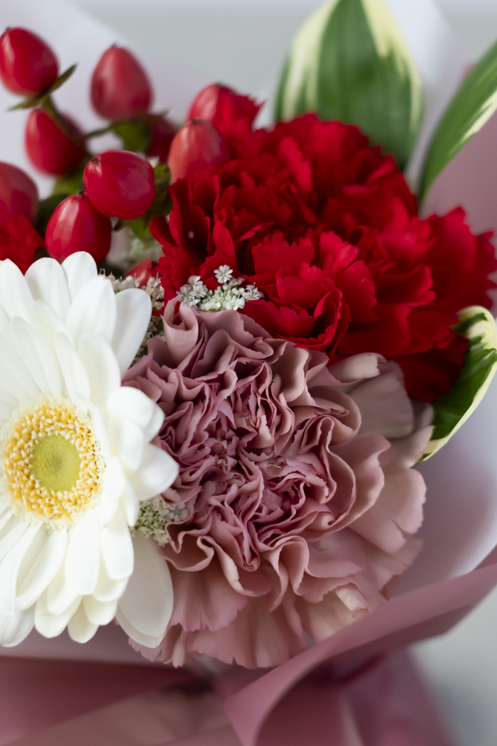 母の日 Special そのまま飾れる花束 #2279 size:S REDの写真5枚目