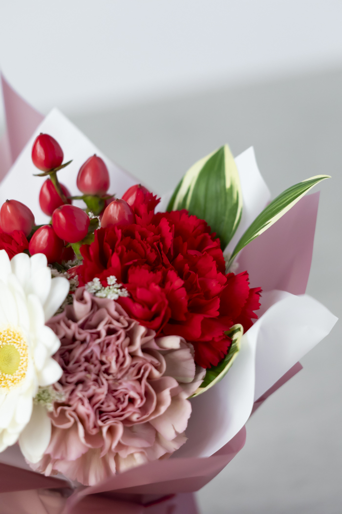 母の日 Special そのまま飾れる花束 #2279 size:S REDの写真6枚目