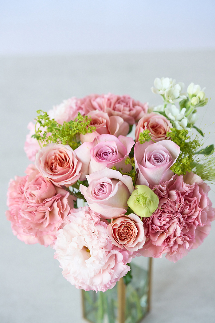 母の日 Special 花束  ラウンドブーケ #2281 size:80 PINKの写真2枚目