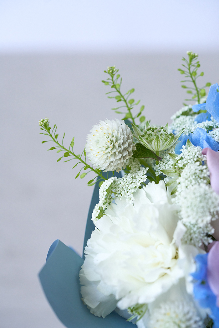 そのまま飾れるブーケ #2302 size:60 Blueの写真4枚目