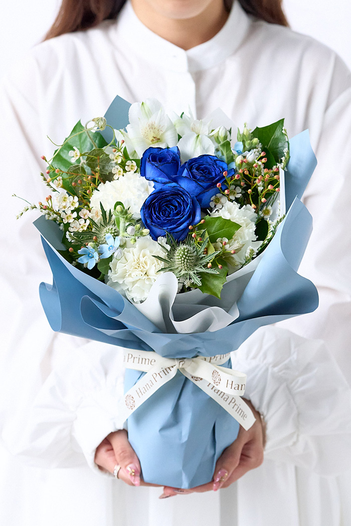 そのまま飾れるブーケ #2308 size:100 Blue
