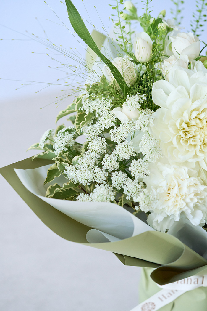 そのまま飾れるブーケ #2345 size:100 WHTの写真5枚目