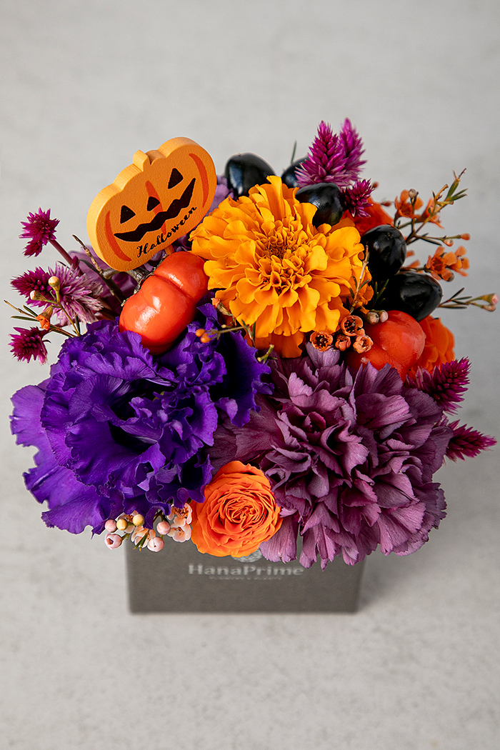 ハロウィン限定 BOXアレンジ #2390 size:60の写真2枚目