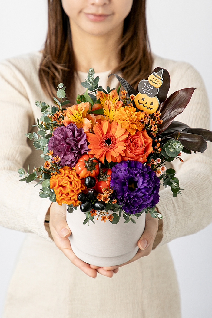 ハロウィン限定 アレンジメント #2391 size:80の写真1枚目