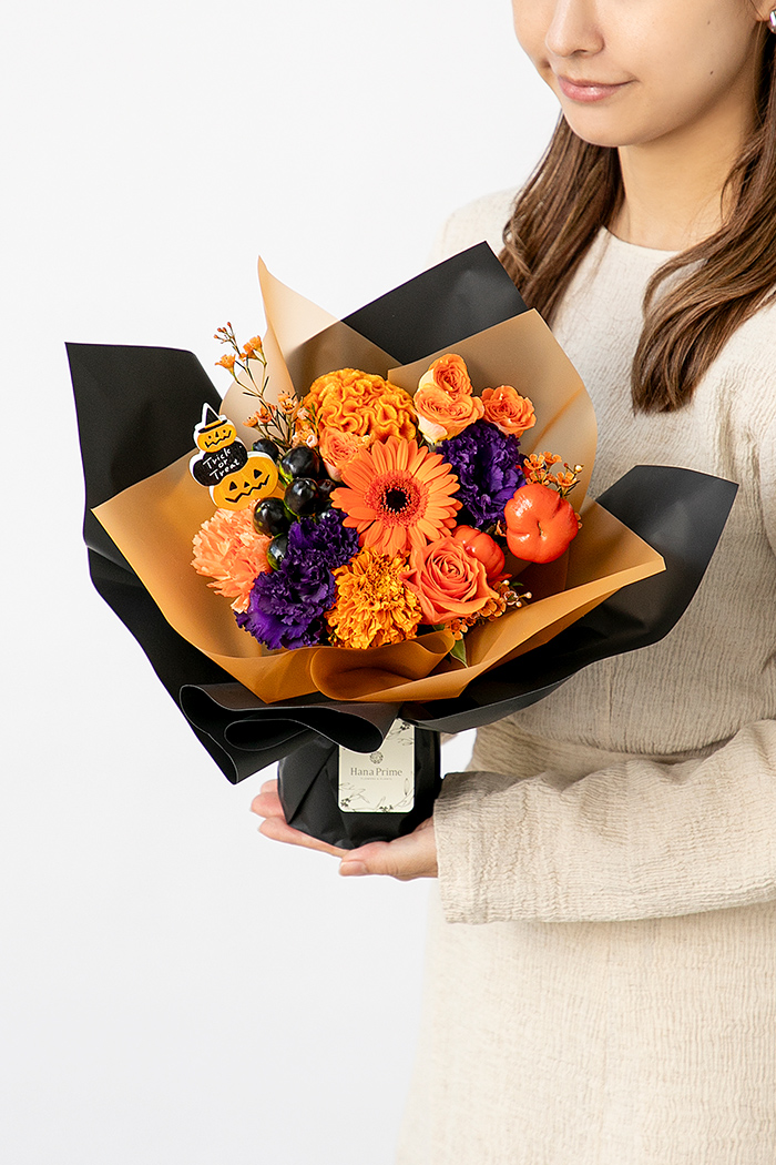 ハロウィン限定 そのまま飾れるブーケ #2392 size:80の写真3枚目