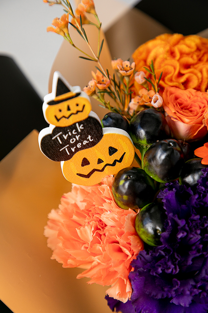 ハロウィン限定 そのまま飾れるブーケ #2392 size:80の写真6枚目