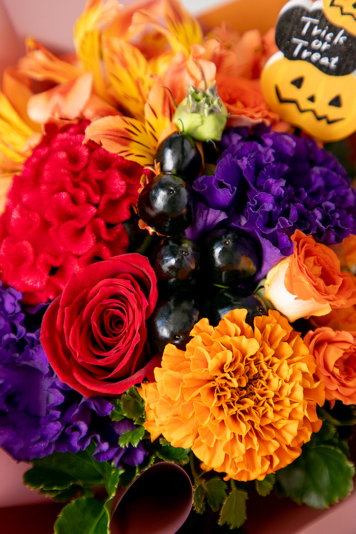 ハロウィン限定 そのまま飾れるブーケ #2393 size:80の写真2枚目
