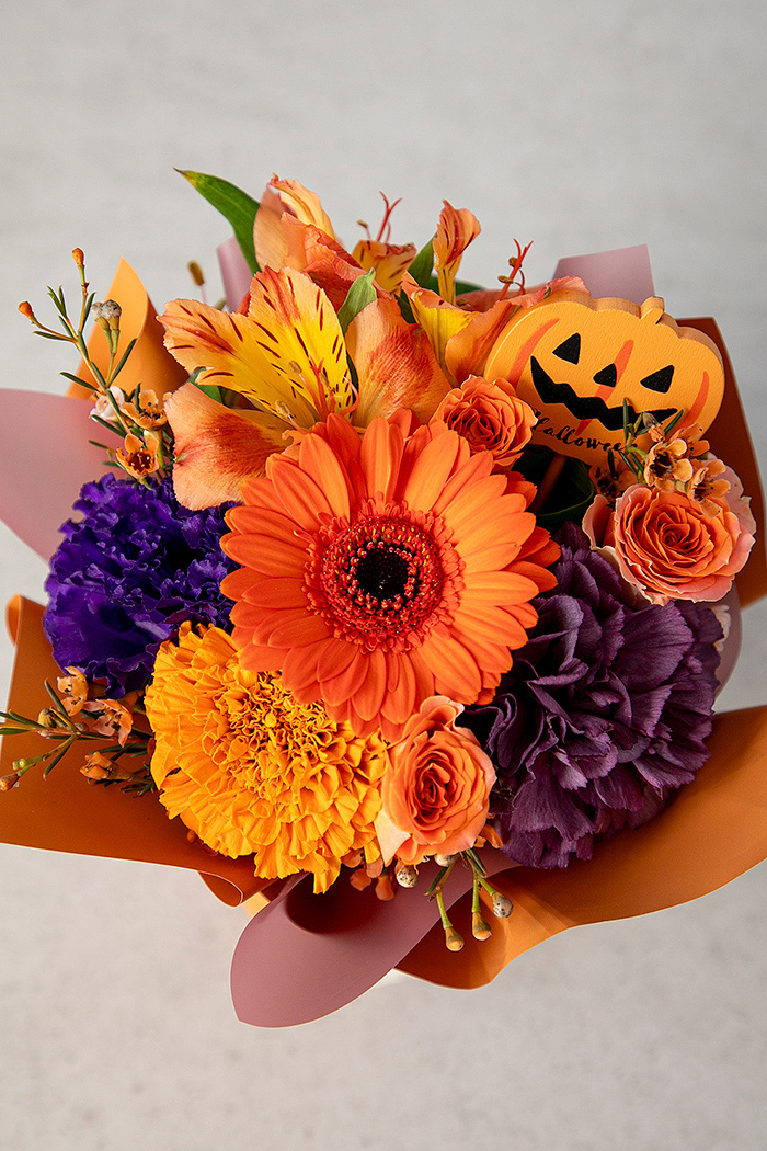 ハロウィン限定 そのまま飾れるブーケ #2394 size:60の写真2枚目
