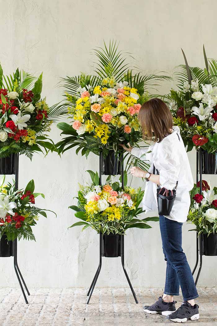 おまかせスタンド花 2段 #335