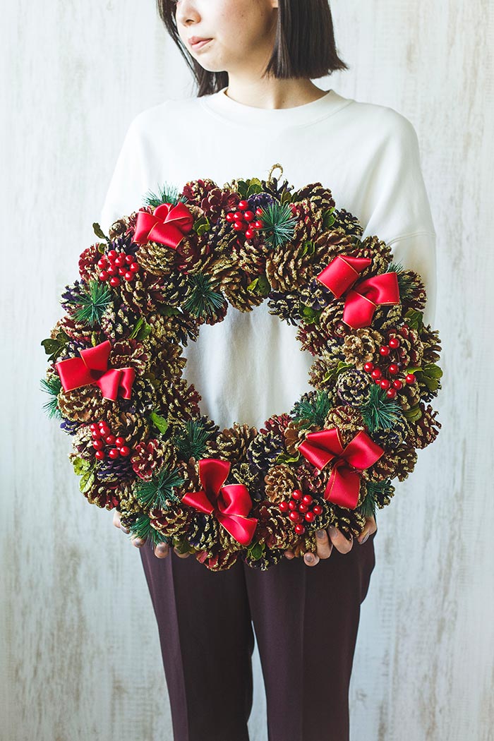 クリスマスリース L 514 公式 Hanaprime 花と植物のギフト通販 クリスマスリース L 514 公式 Hanaprime 花と植物のギフト通販