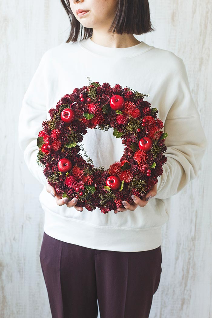 クリスマスリース M 517 公式 Hanaprime 花と植物のギフト通販 クリスマスリース M 517 公式 Hanaprime 花と植物のギフト通販
