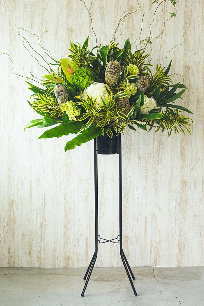 スタンド花 1段 ネイティブフラワー系 #564の写真1枚目