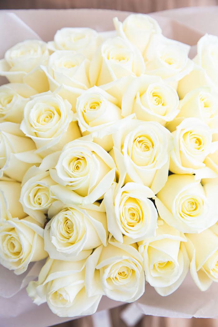 花束 ローズブーケ バラ30本  #683 size:100　WHT