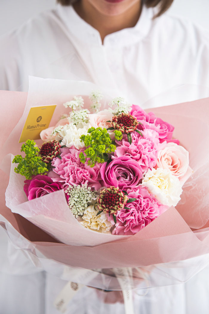 花束 ラウンドブーケ #689 size:80の写真1枚目