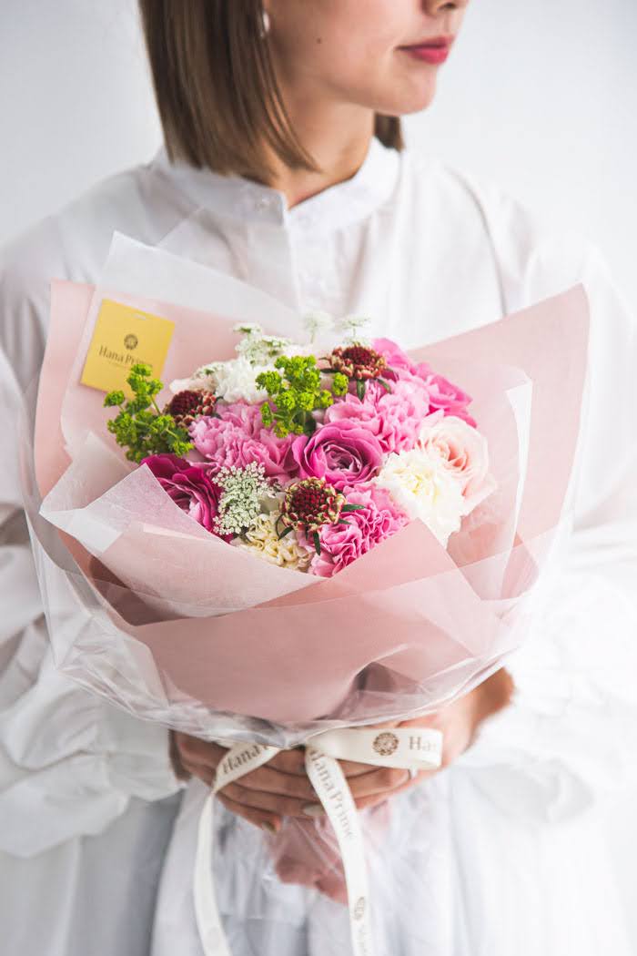 花束 ラウンドブーケ #689 size:80の写真2枚目