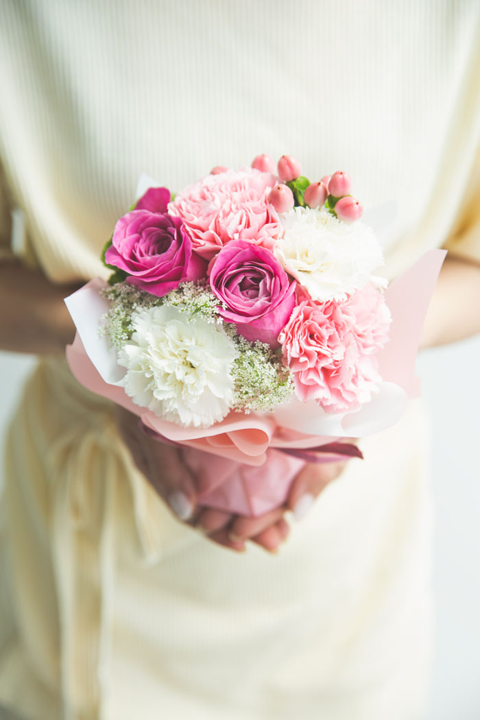 花束  そのまま飾れるブーケ #734 size:60　PNK